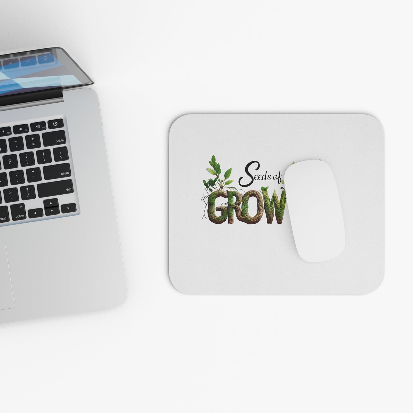 Seeds of Growth Inc. Logo Mousepad (Rectangle)