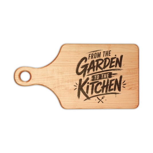 From The Garden To The Kitchen Engraved Wooden Cutting Board