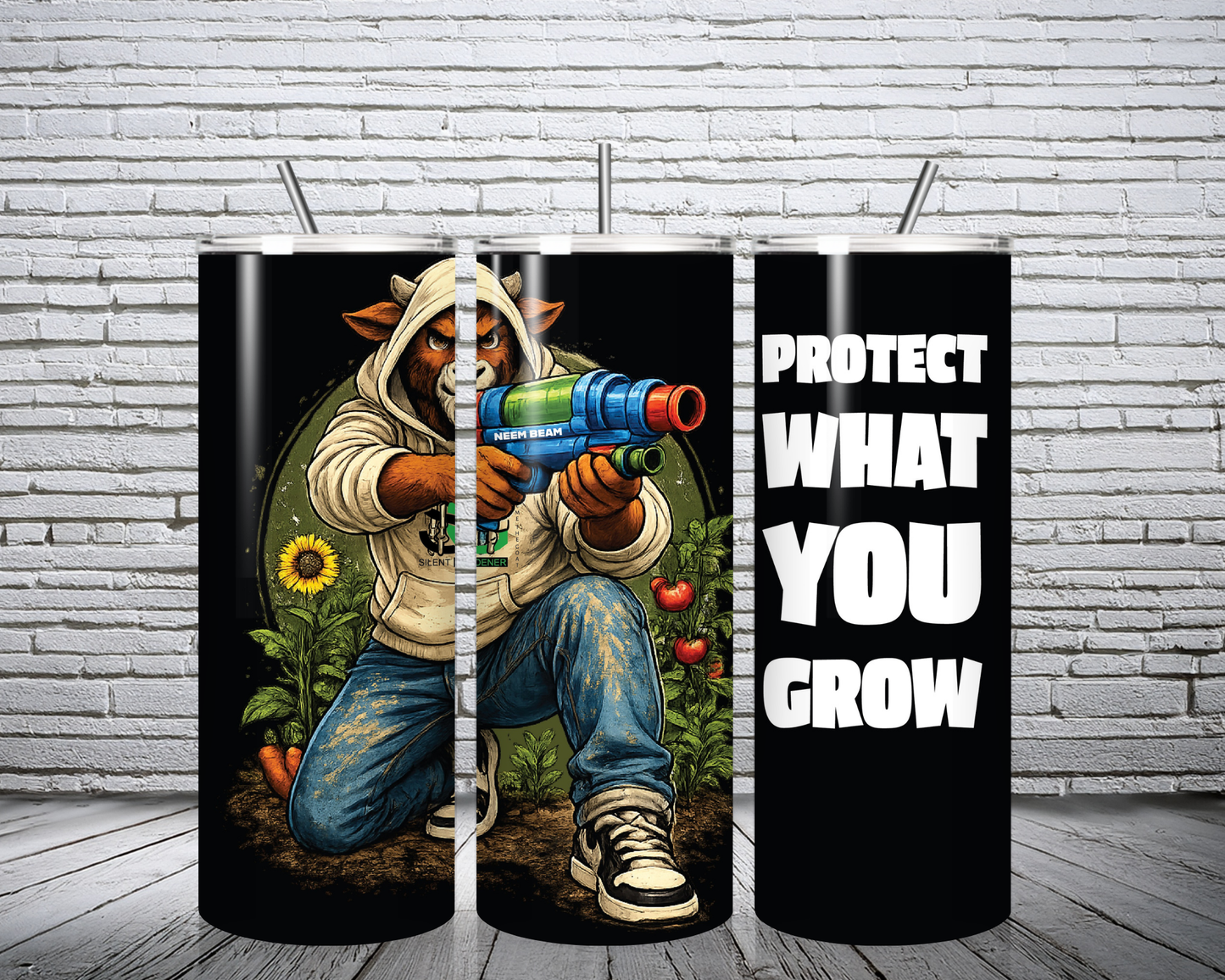 The Goat Protect What You Grow 20oz Tumbler