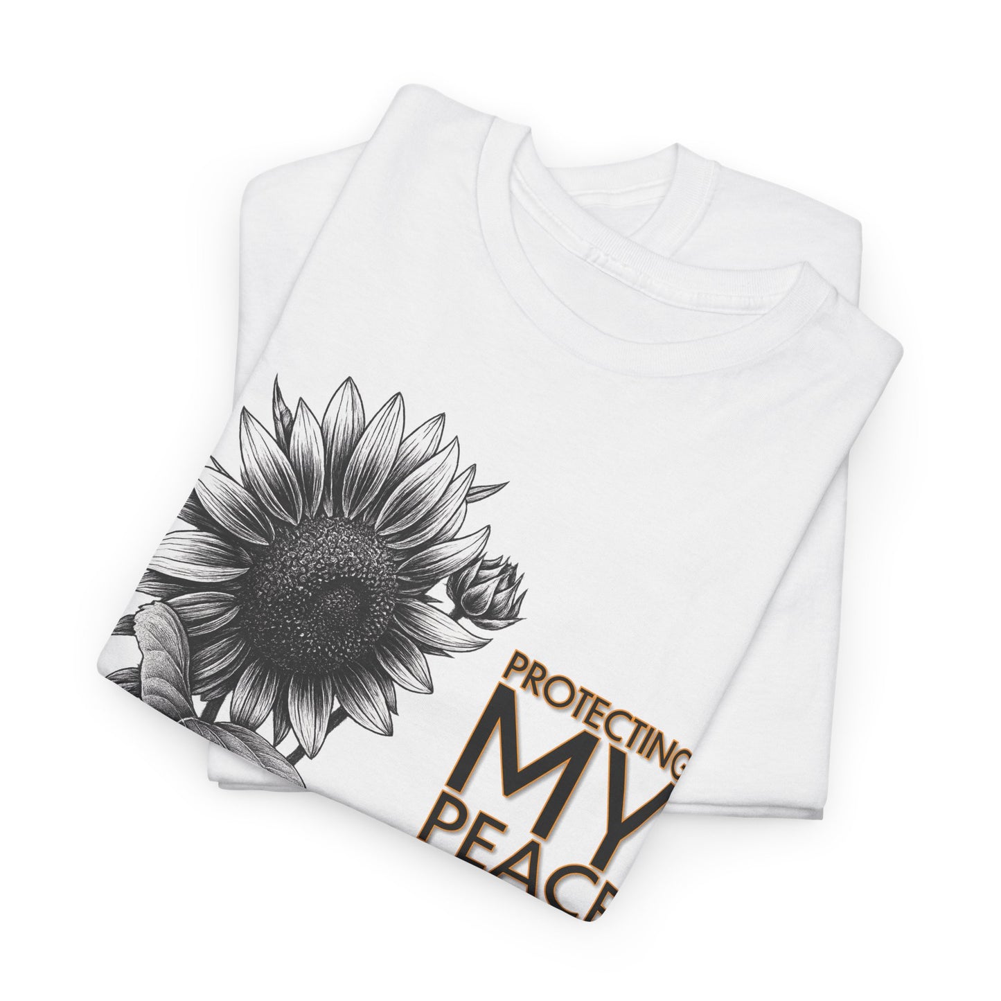 Sunflower Power Tee - Protecting My Peace on Purpose