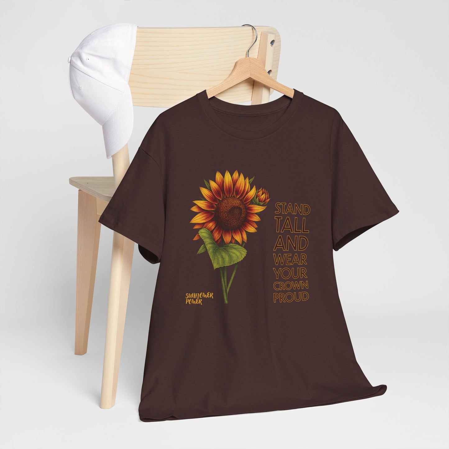 Sunflower Power Tee - Wear Your Crown Proud