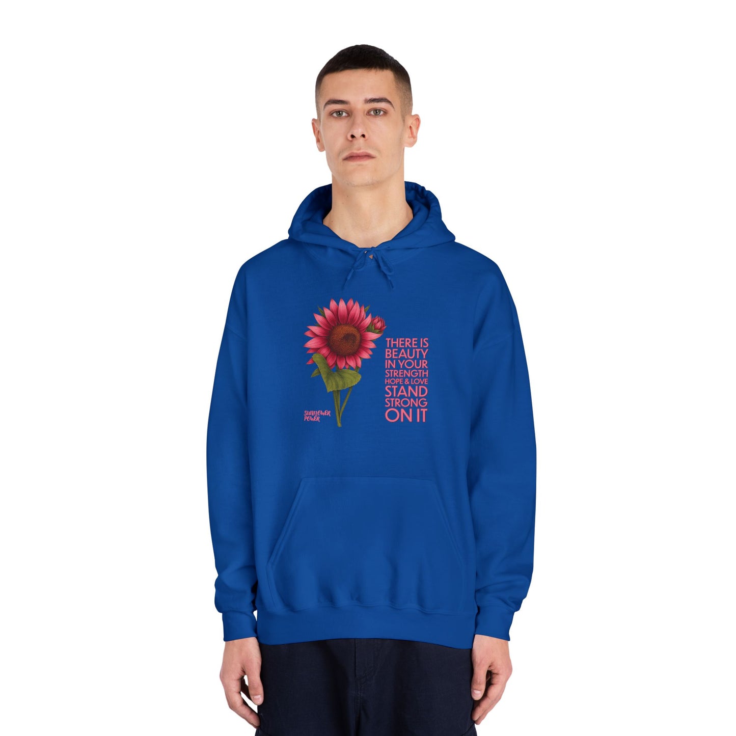Sunflower Power Hoodie: Stand Strong On It