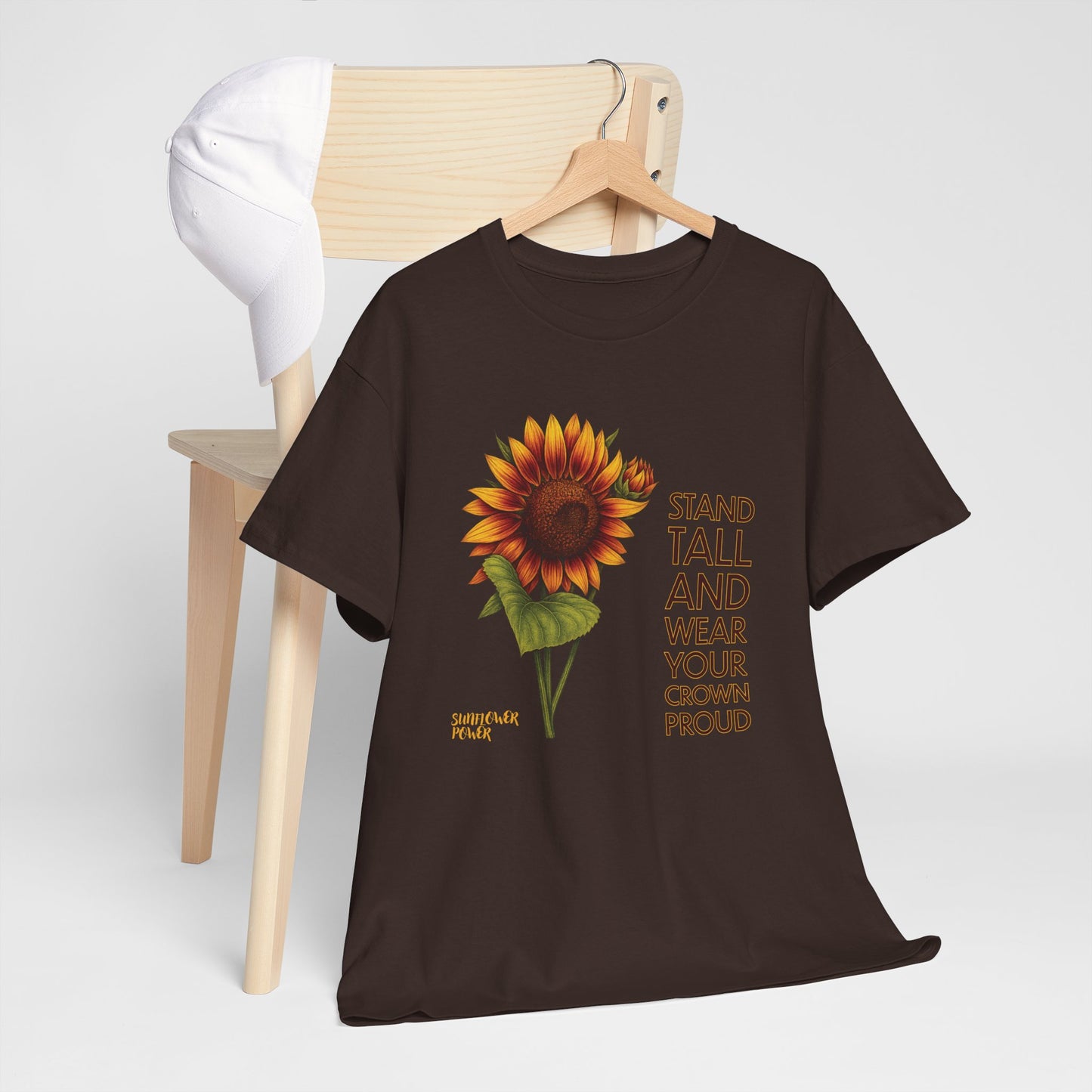 Sunflower Power Tee - Wear Your Crown Proud