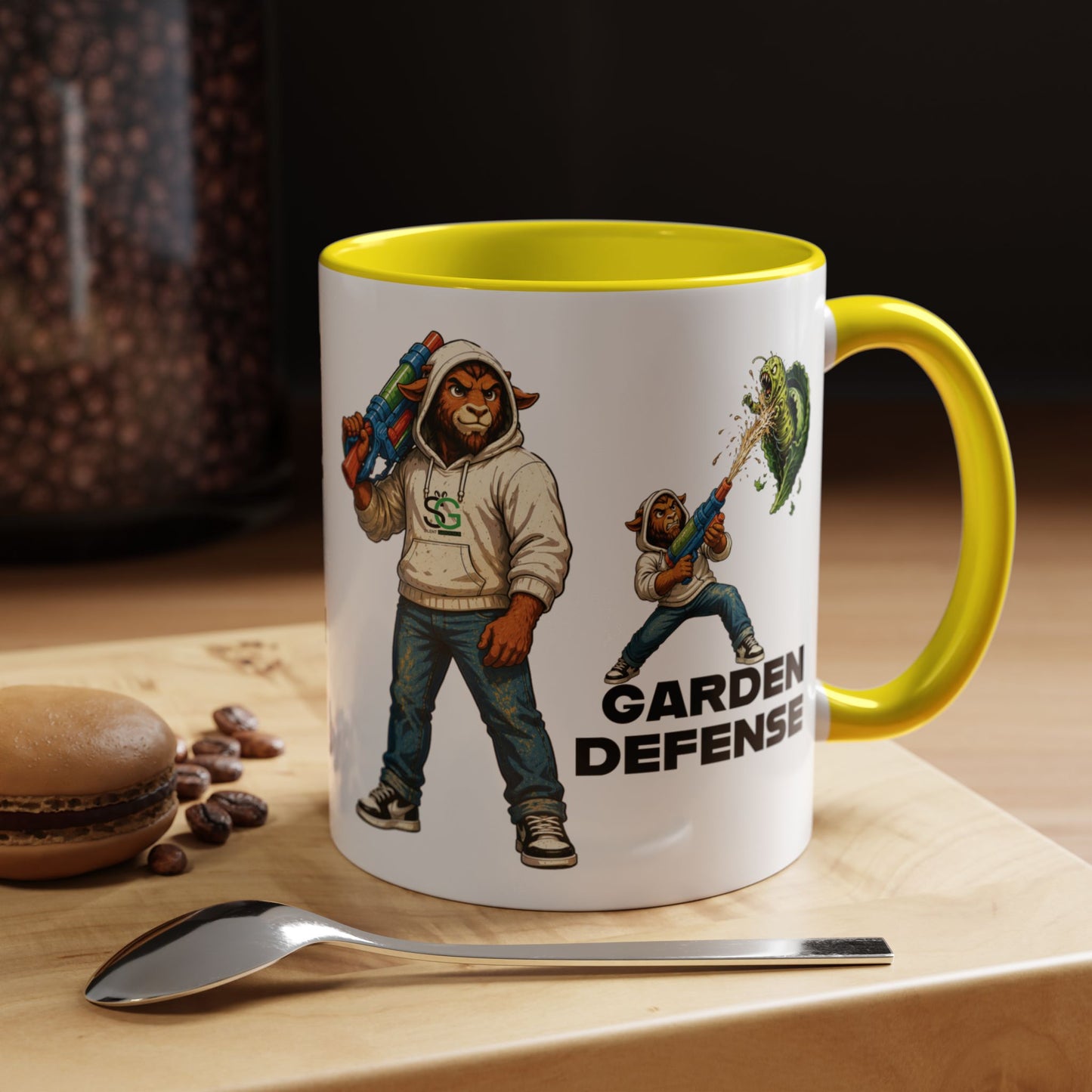 The Goat Garden Defense 11oz Coffee Mug