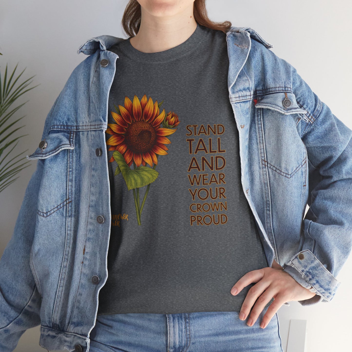 Sunflower Power Tee - Wear Your Crown Proud