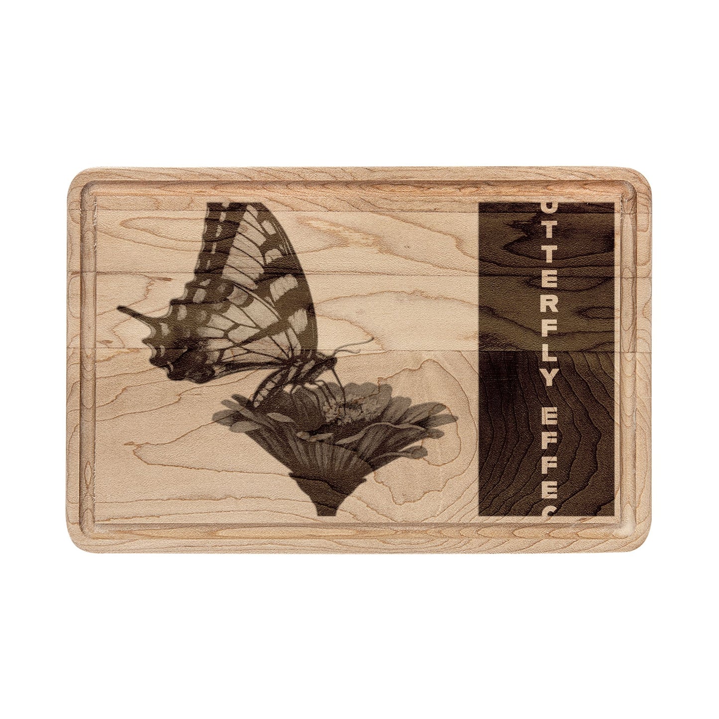 Butterfly Effect Wooden Cutting Board