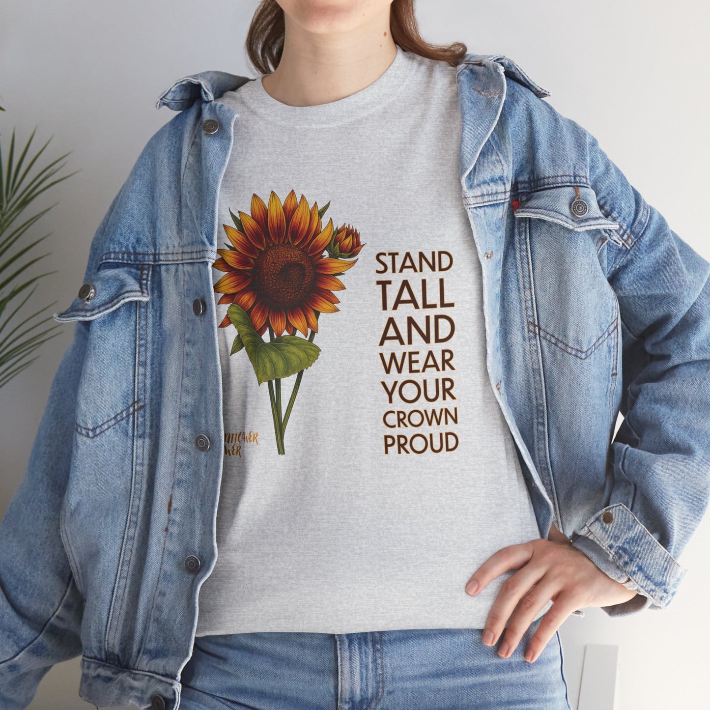 Sunflower Power Tee - Wear Your Crown Proud