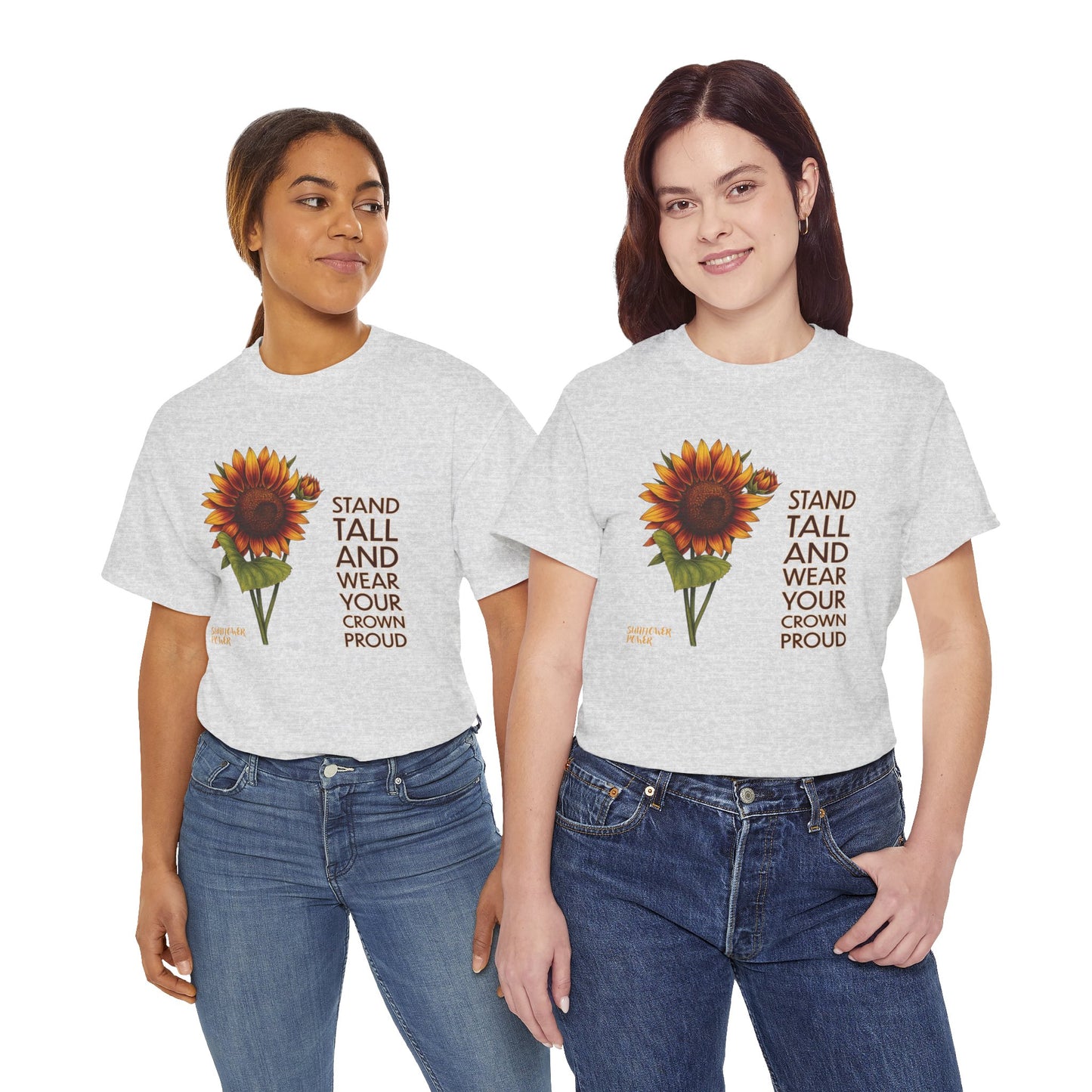 Sunflower Power Tee - Wear Your Crown Proud