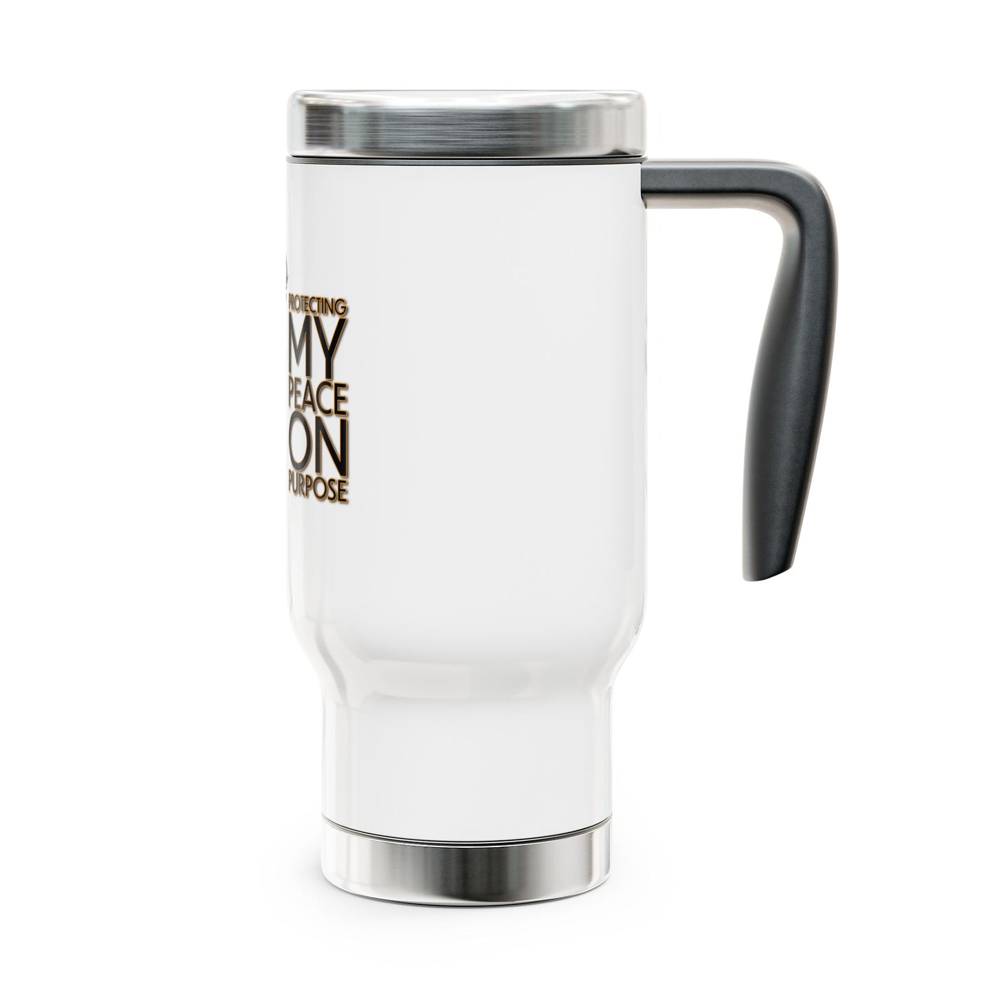 Sunflower Power - Protecting My Peace 14oz Travel Mug