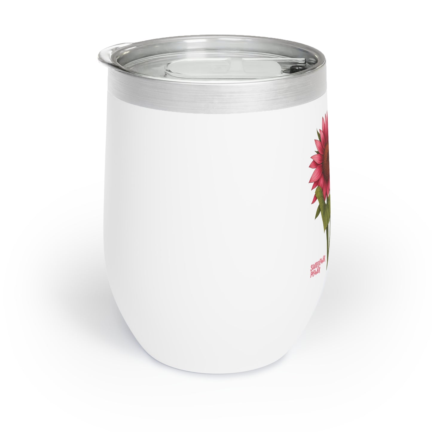 Sunflower Power: Stand Strong On It Wine Tumbler (12oz)