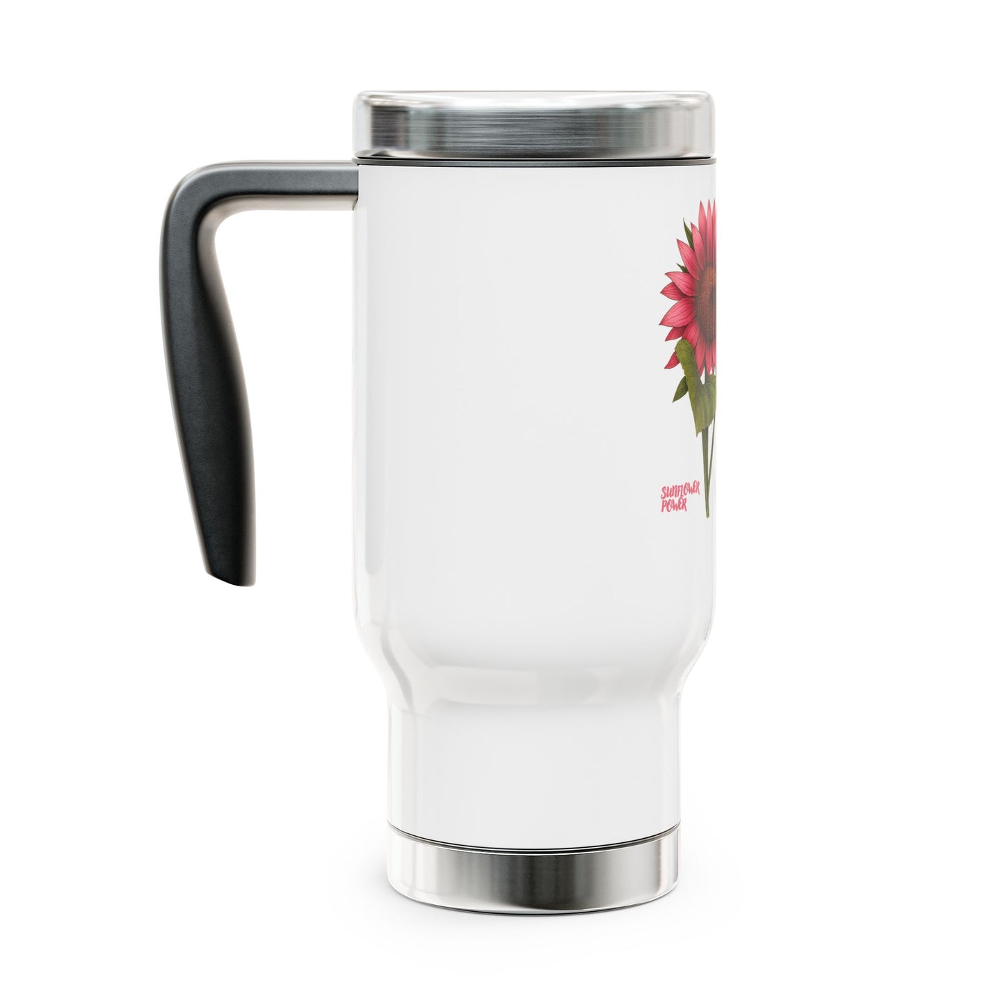 Sunflower Power - Stand Strong On It 14oz Travel Mug