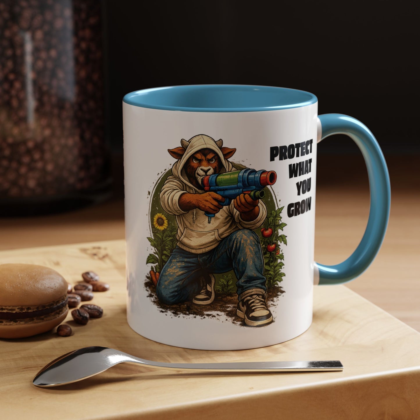 The Goat Protect What You Grow 11 oz Coffee Mug
