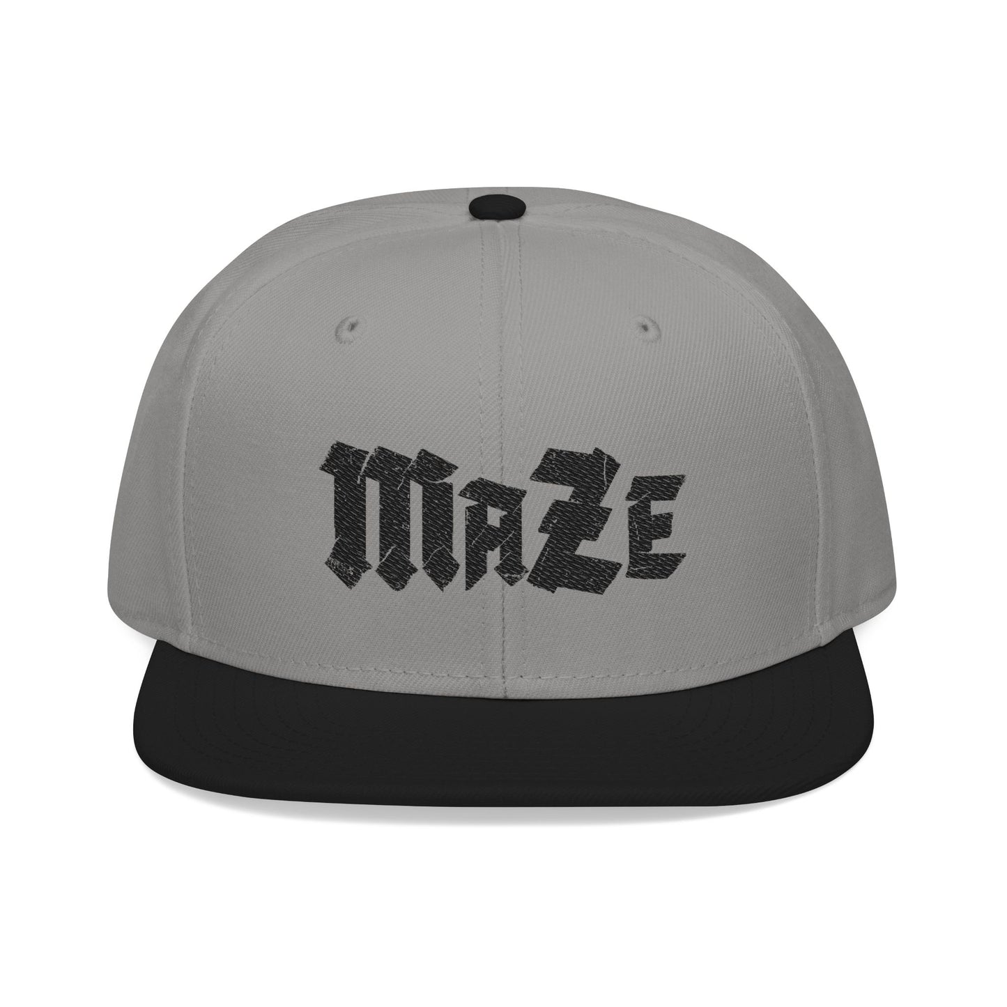 MAZE Black Logo Snapback (Embroidery)