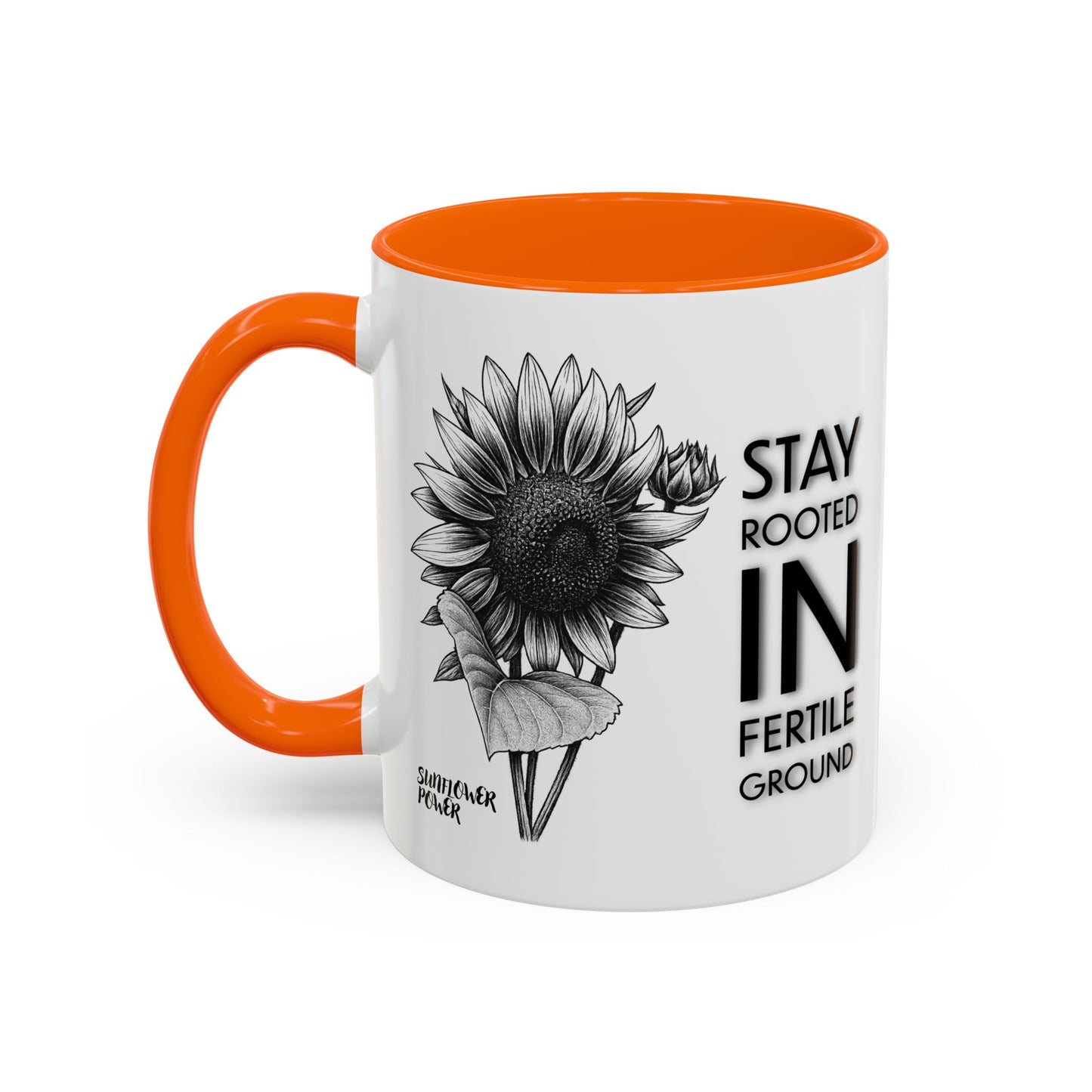 Sunflower Power: Stay Rooted Mug (11oz)