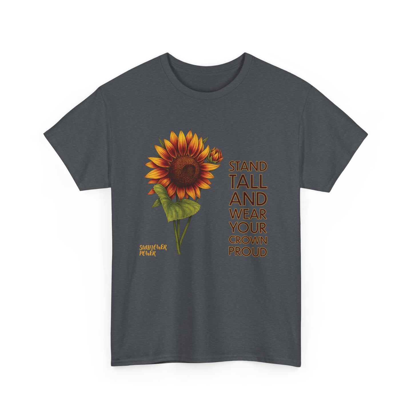 Sunflower Power Tee - Wear Your Crown Proud