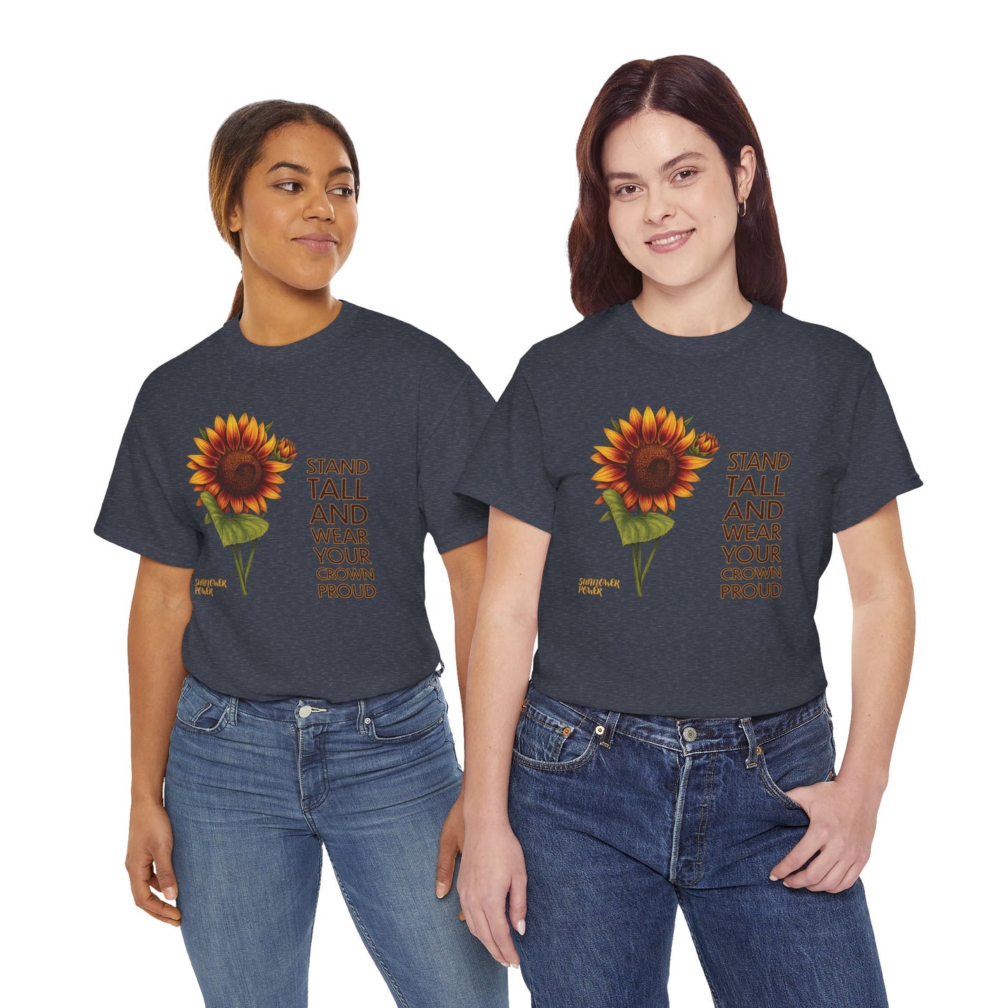 Sunflower Power Tee - Wear Your Crown Proud