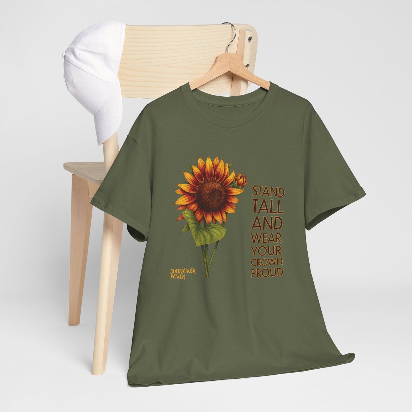 Sunflower Power Tee - Wear Your Crown Proud