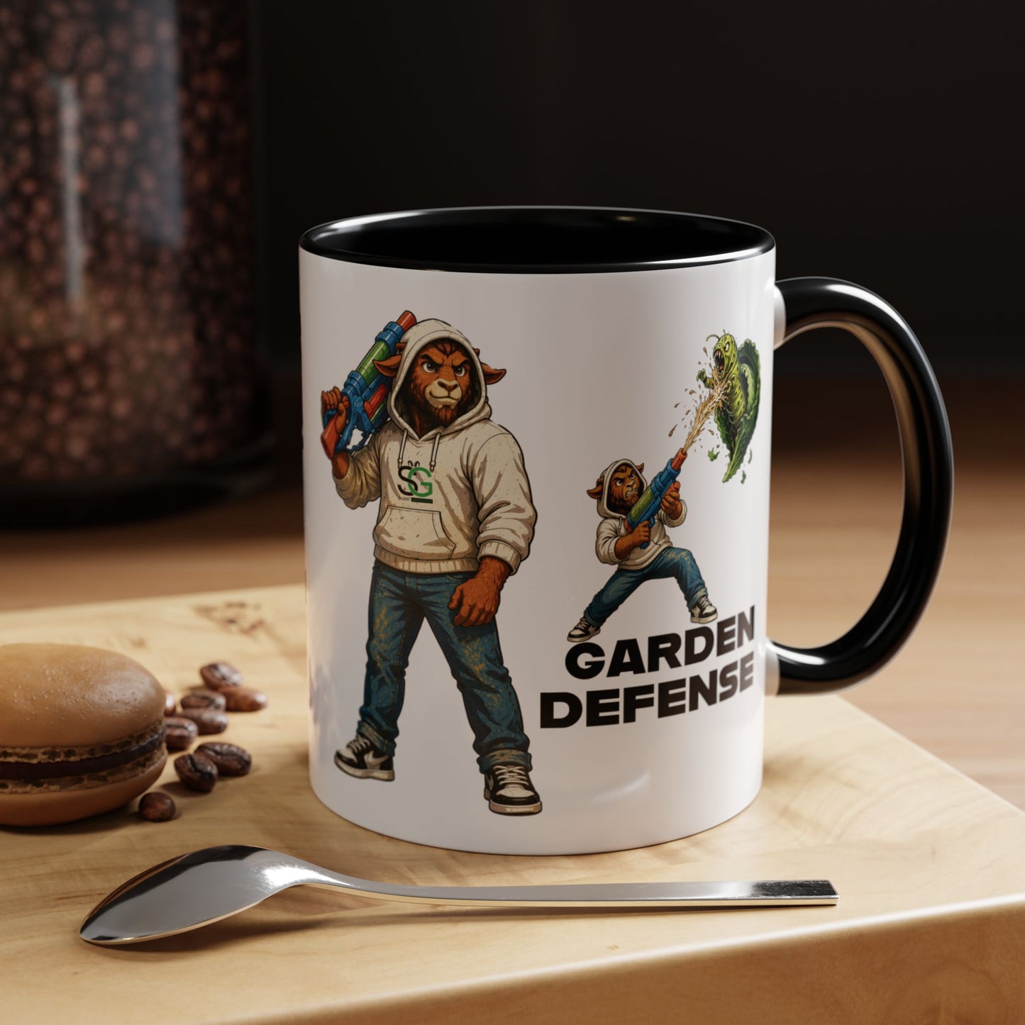 The Goat Garden Defense 11oz Coffee Mug