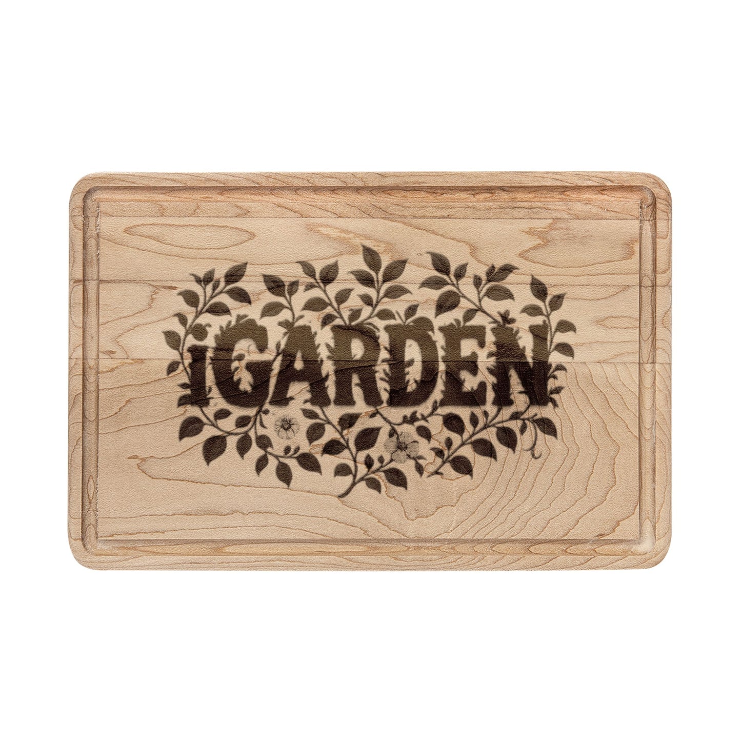 iGarden Engraved Wooden Cutting Board