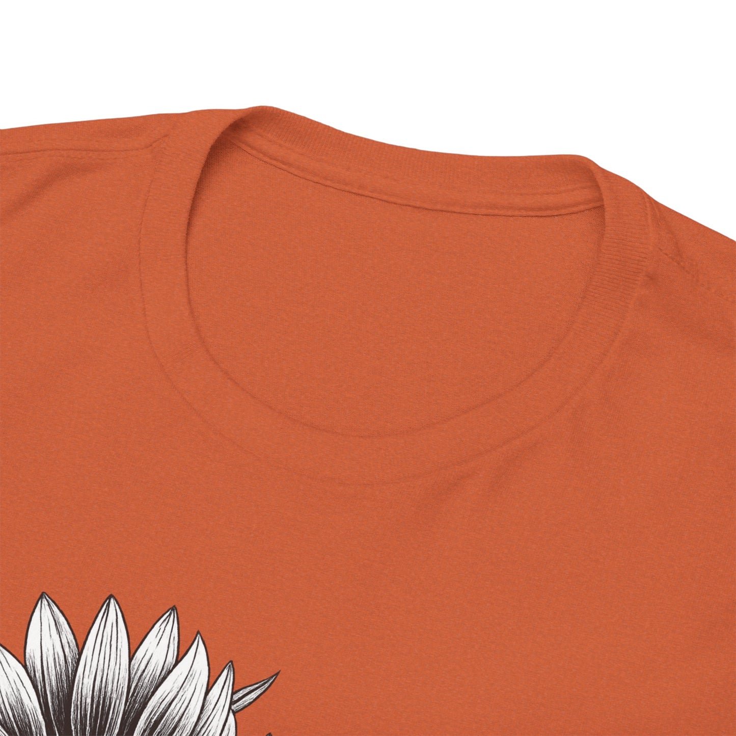 Sunflower Power Tee - Stay Rooted in Fertile Ground (Words in Black)