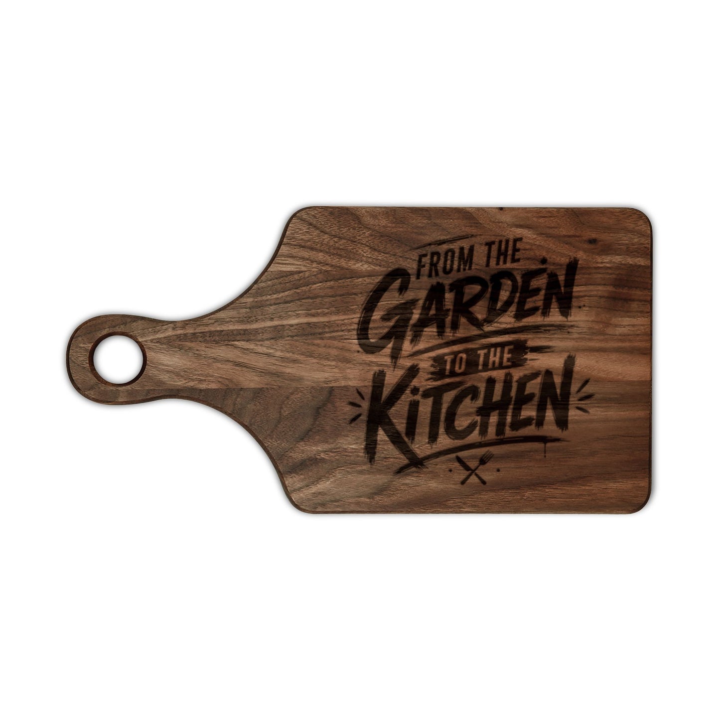 From The Garden To The Kitchen Engraved Wooden Cutting Board