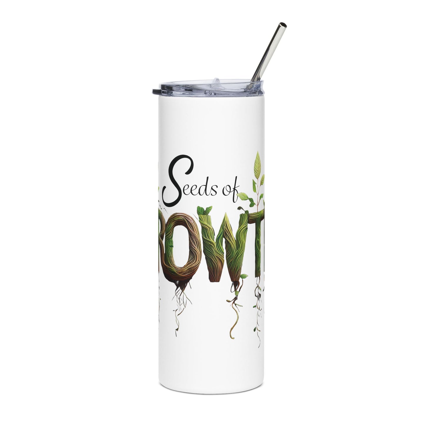 Grow Through It - 20oz Stainless Steel Tumbler