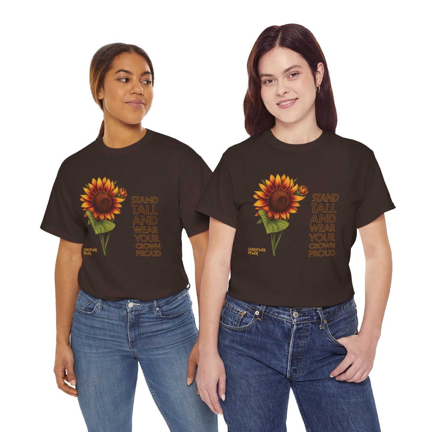 Sunflower Power Tee - Wear Your Crown Proud