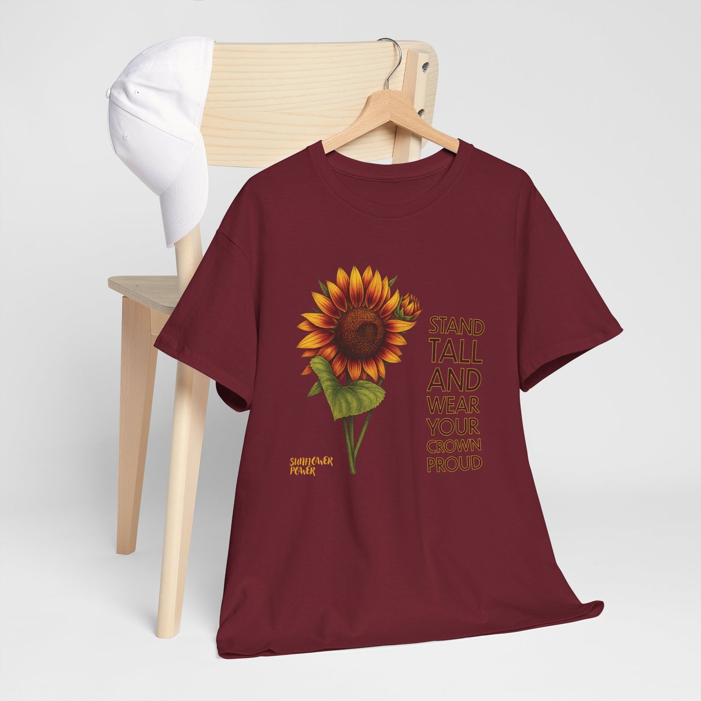 Sunflower Power Tee - Wear Your Crown Proud