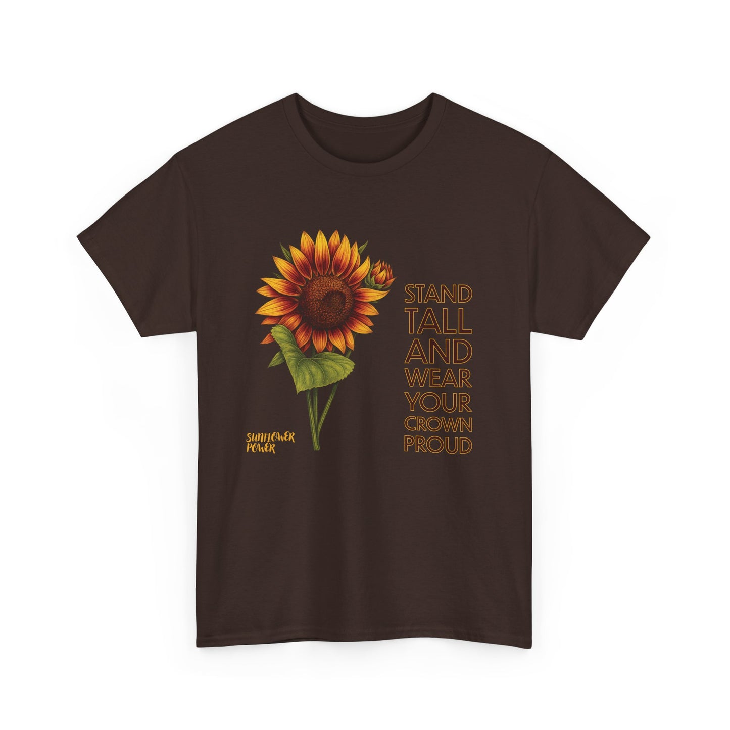 Sunflower Power Tee - Wear Your Crown Proud