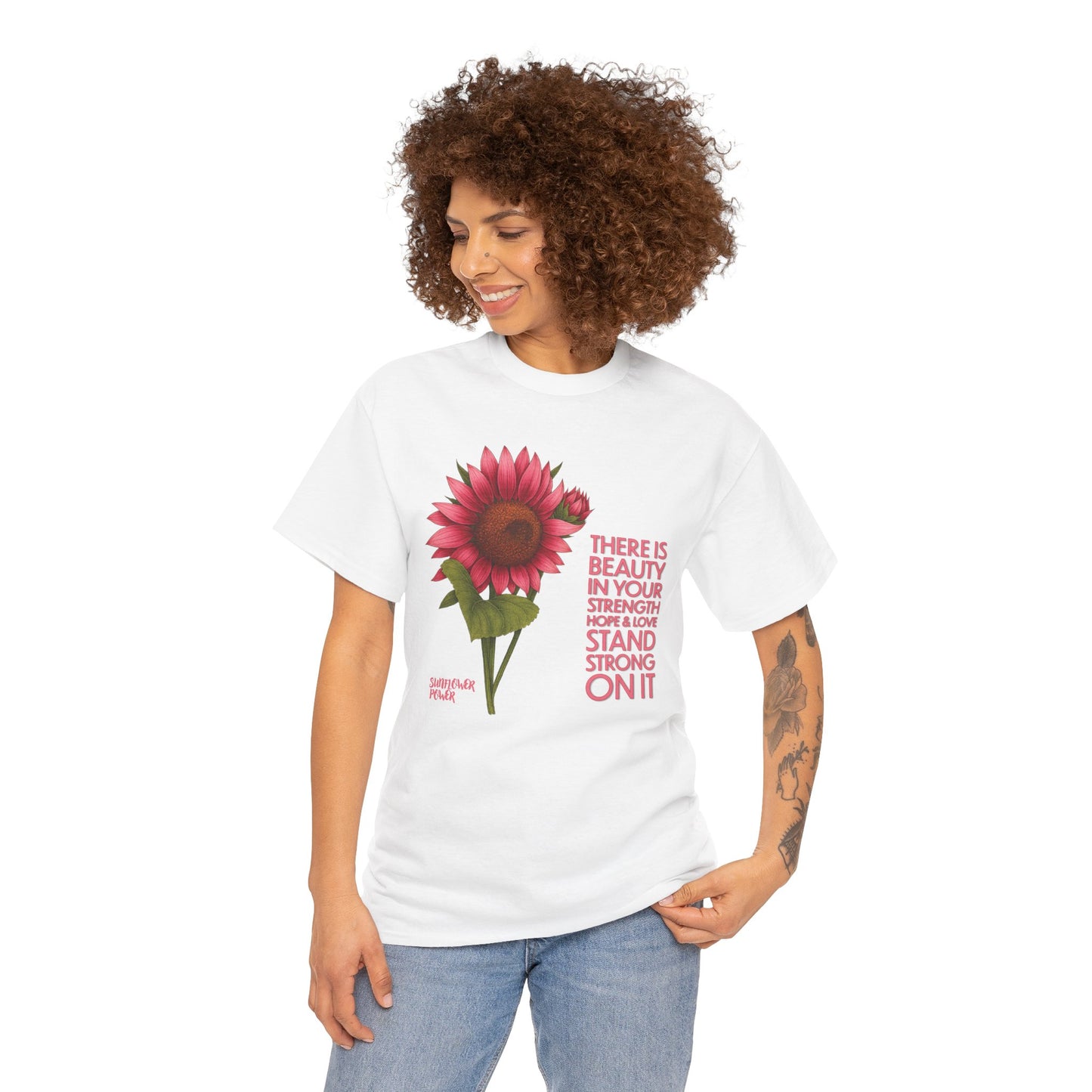 Sunflower Power Tee - Stand Strong On It