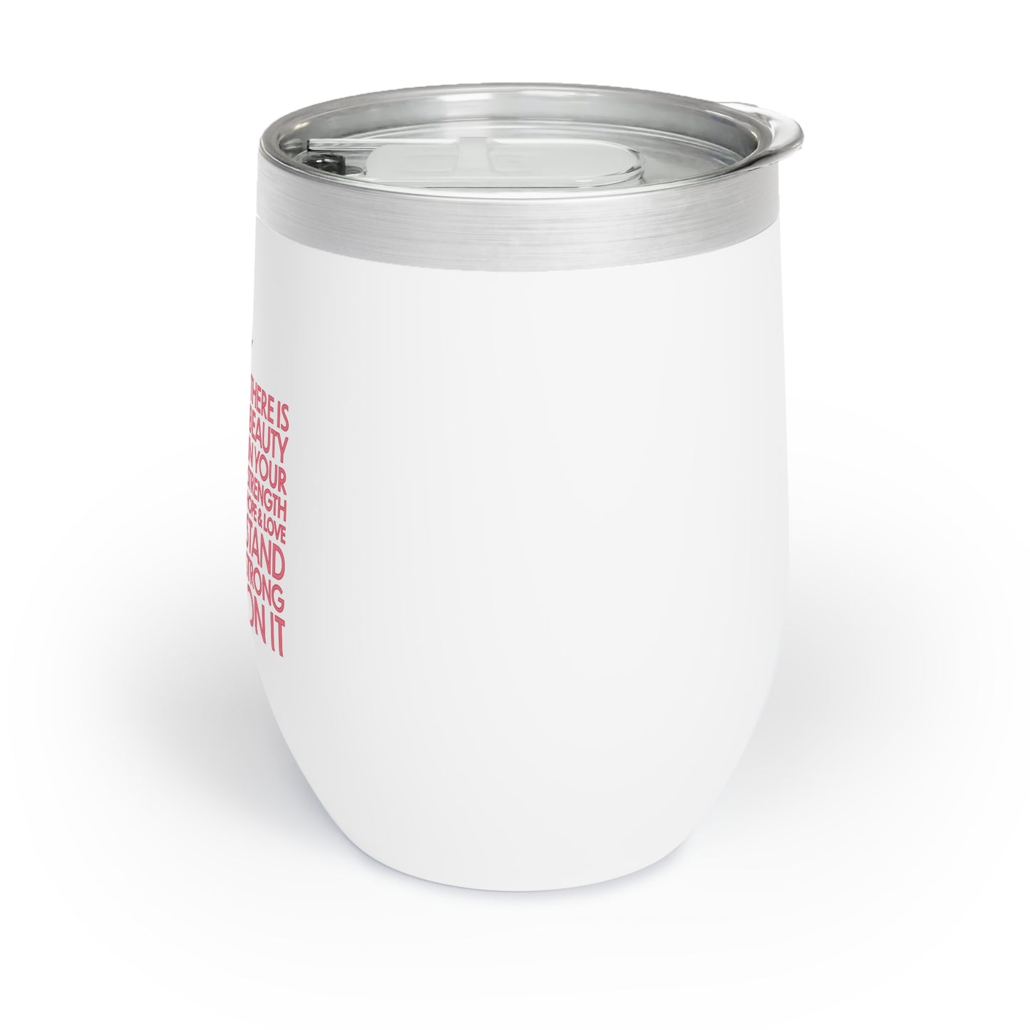 Sunflower Power: Stand Strong On It Wine Tumbler (12oz)