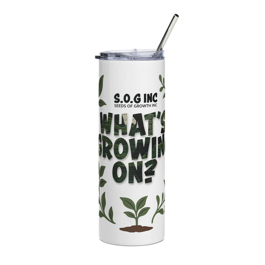 What's Growing On? - Green Camo 20oz Tumbler