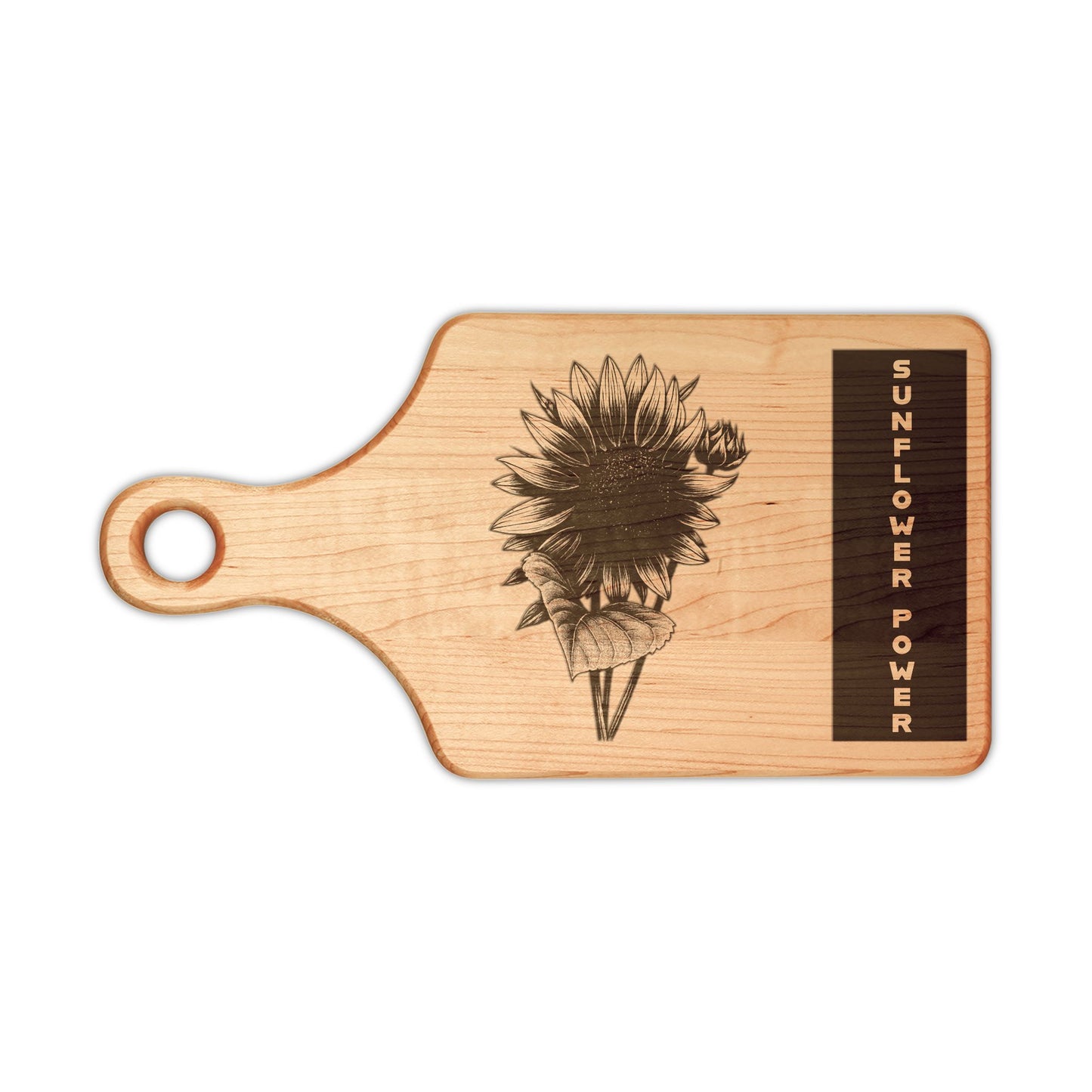 Sunflower Power Wooden Cutting Board