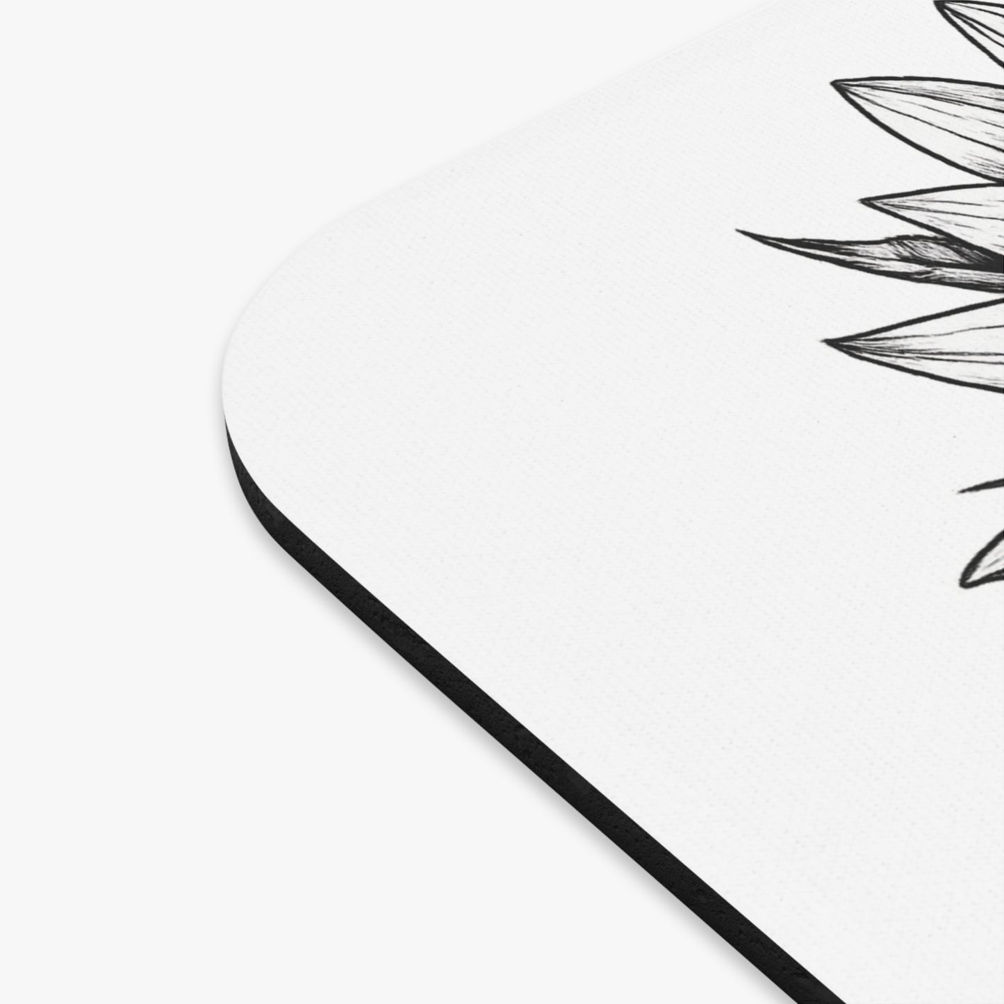 Sunflower Power: Protecting My Peace Mouse Pad (Rectangle)
