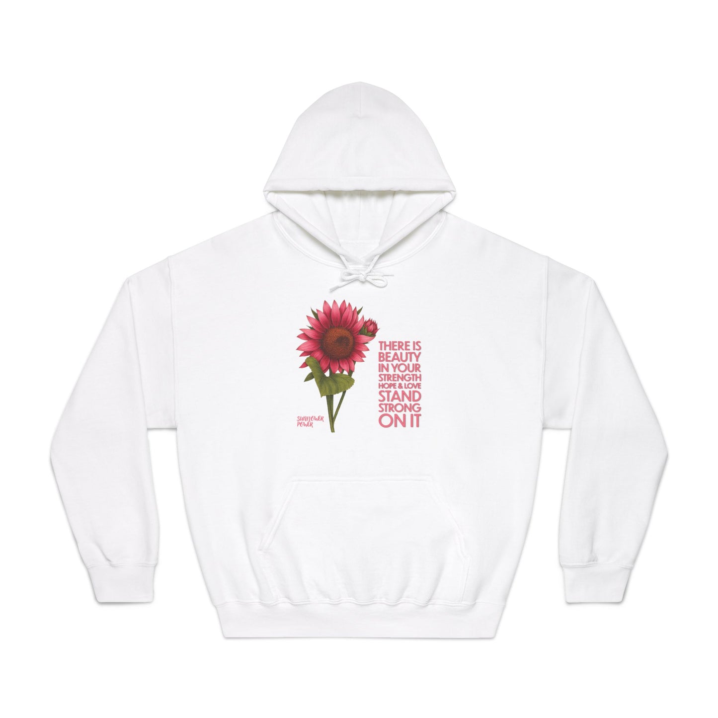 Sunflower Power Hoodie: Stand Strong On It