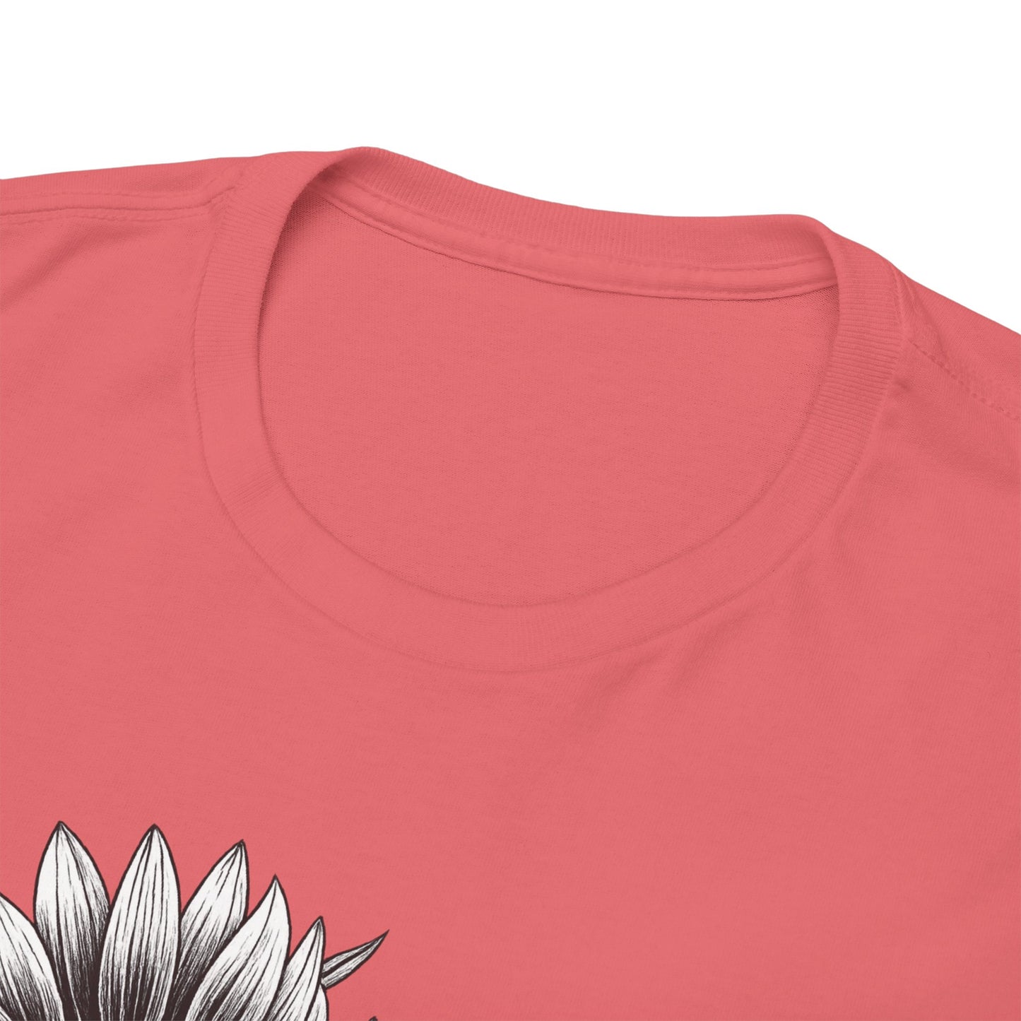 Sunflower Power Tee - Stay Rooted in Fertile Ground (Words in Black)
