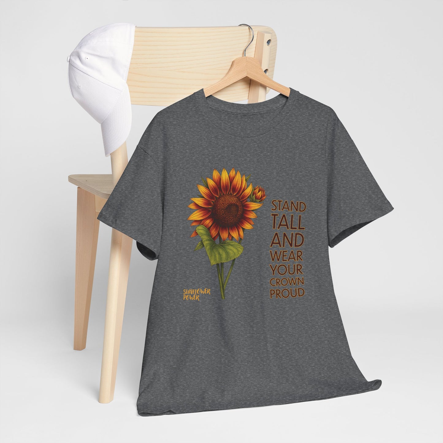 Sunflower Power Tee - Wear Your Crown Proud