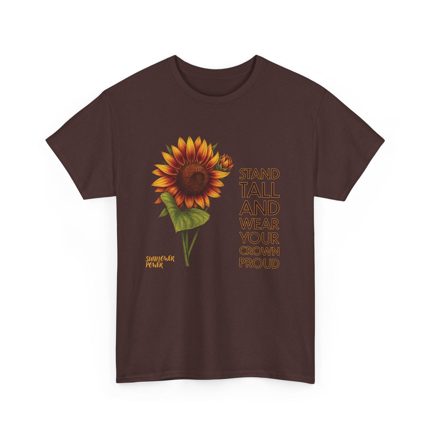 Sunflower Power Tee - Wear Your Crown Proud