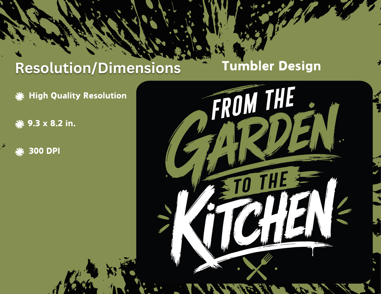 From The Garden To The Kitchen 20oz Tumbler