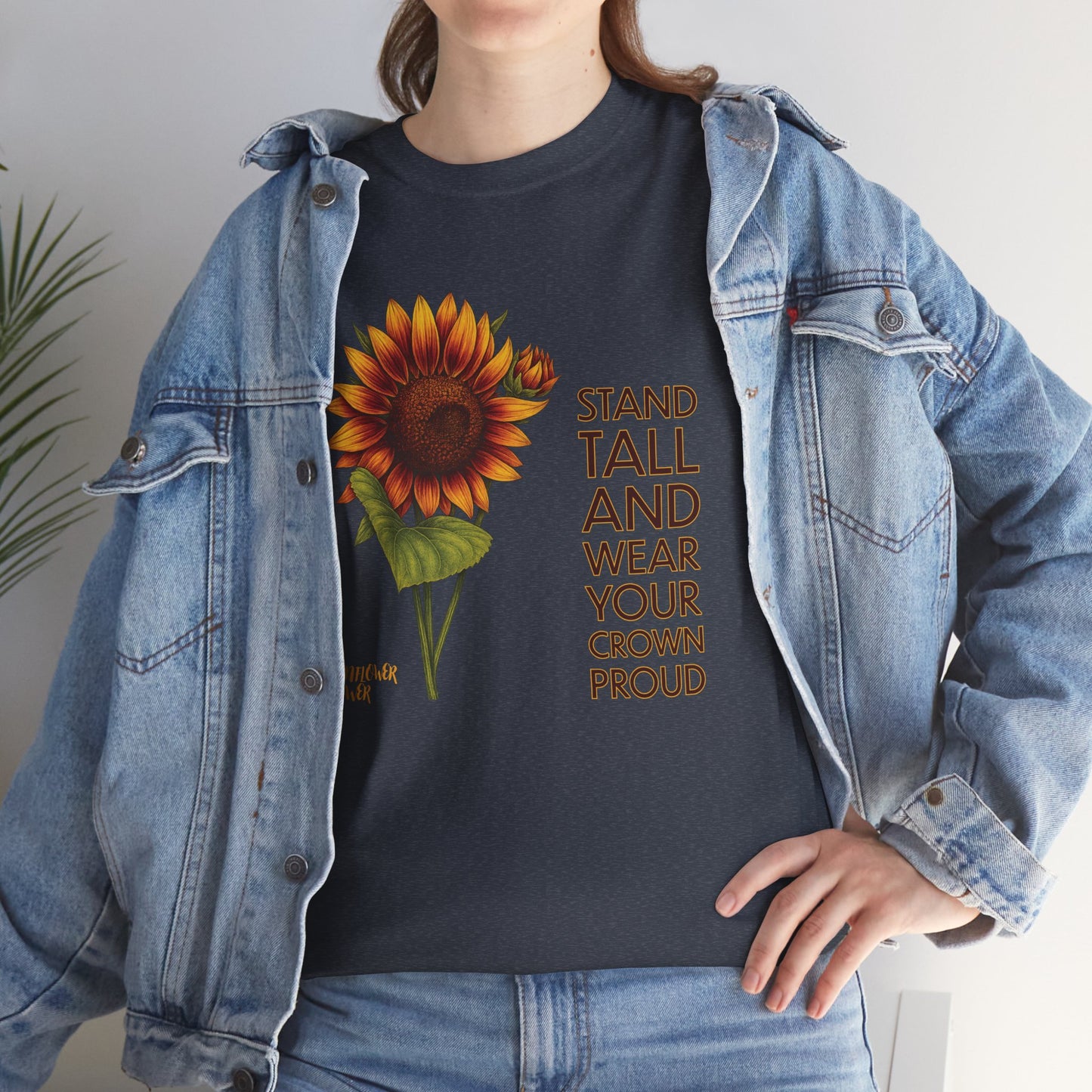 Sunflower Power Tee - Wear Your Crown Proud