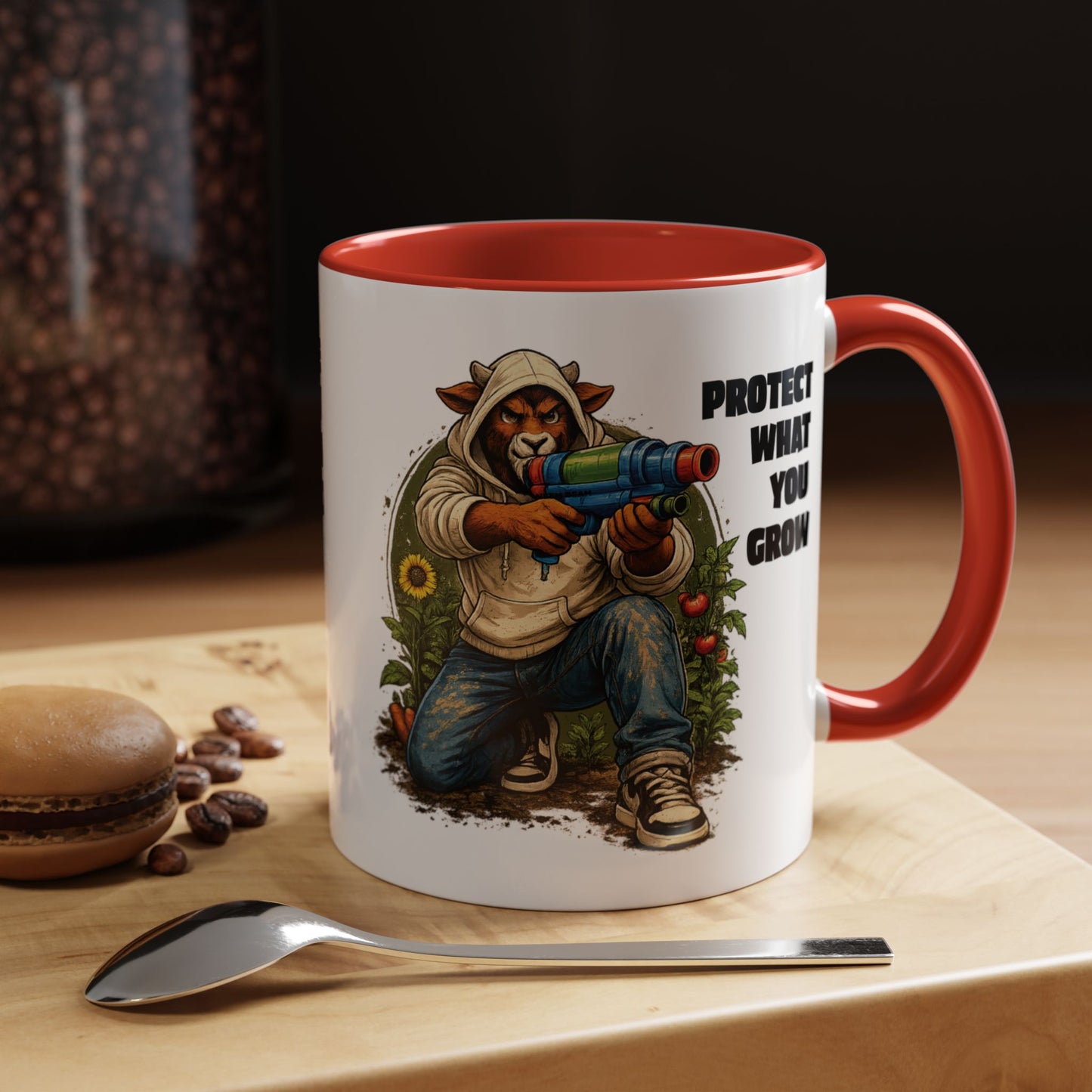 The Goat Protect What You Grow 11 oz Coffee Mug