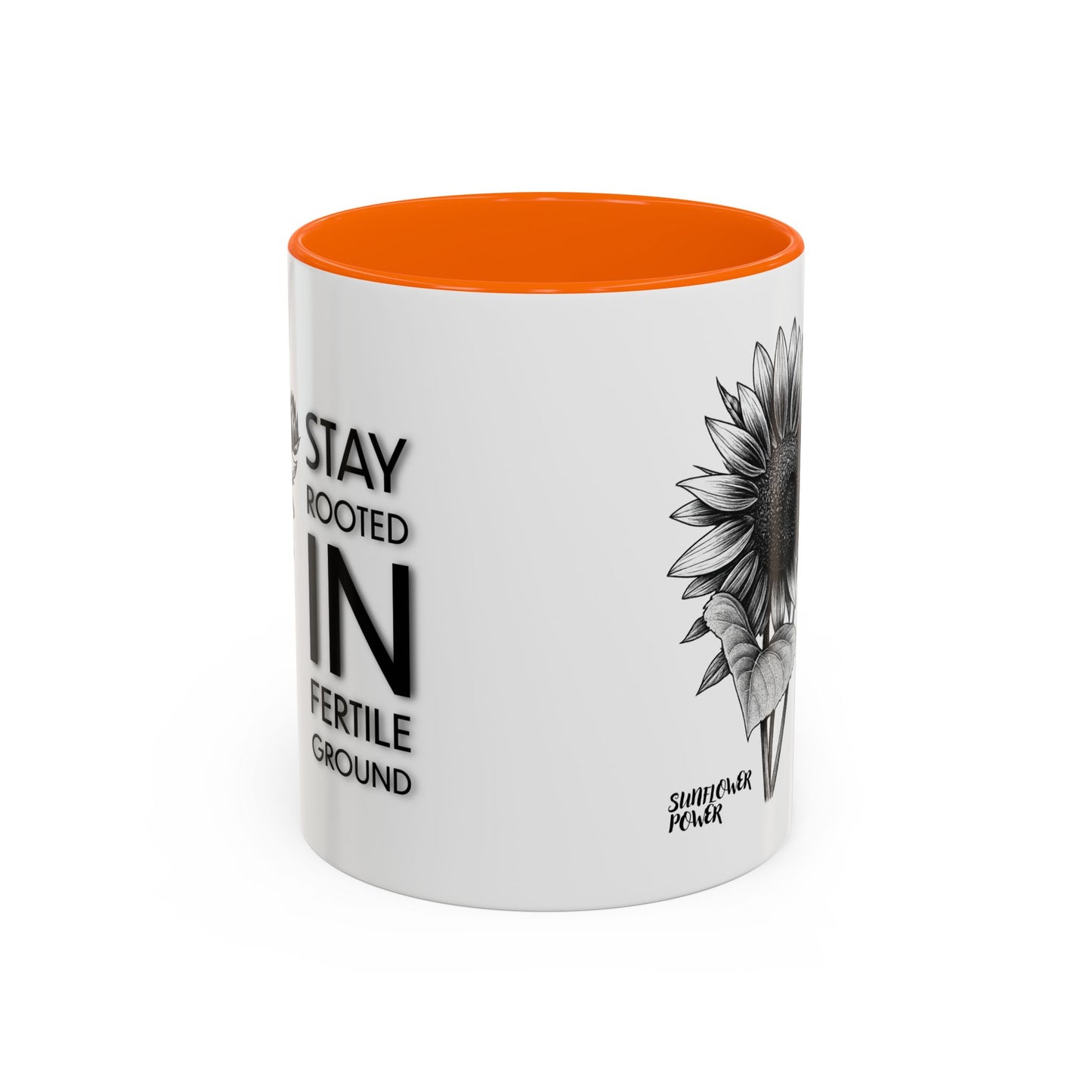 Sunflower Power: Stay Rooted Mug (11oz)