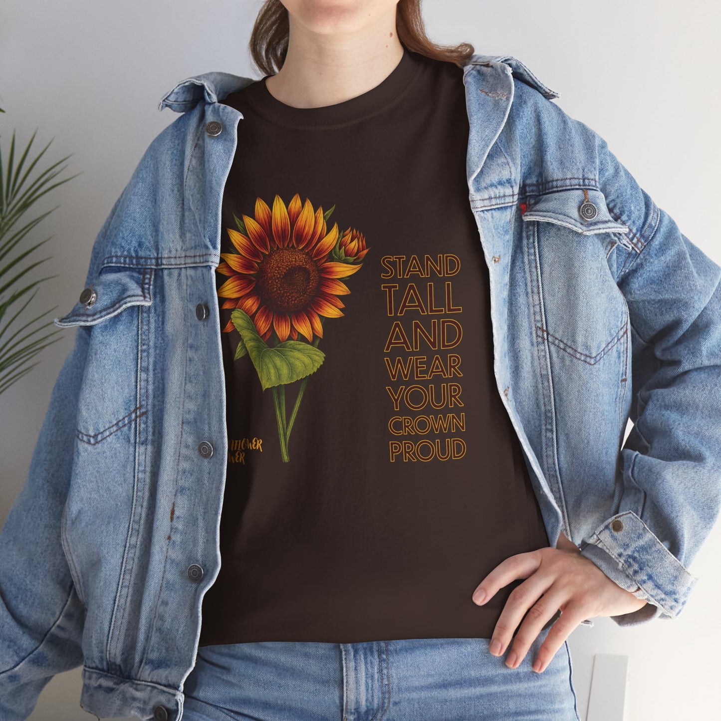 Sunflower Power Tee - Wear Your Crown Proud