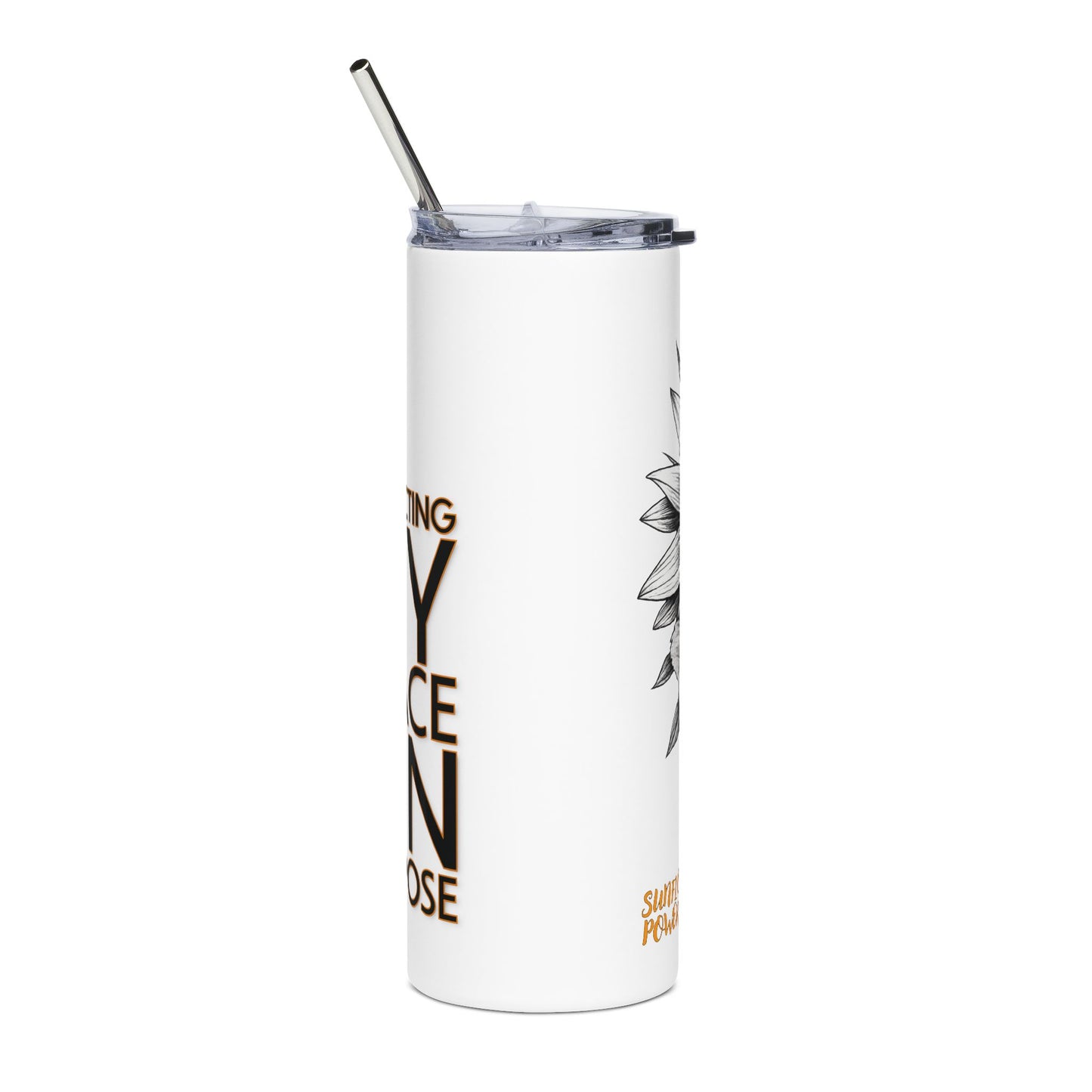 Sunflower Power: Protecting My Peace 20oz Tumbler