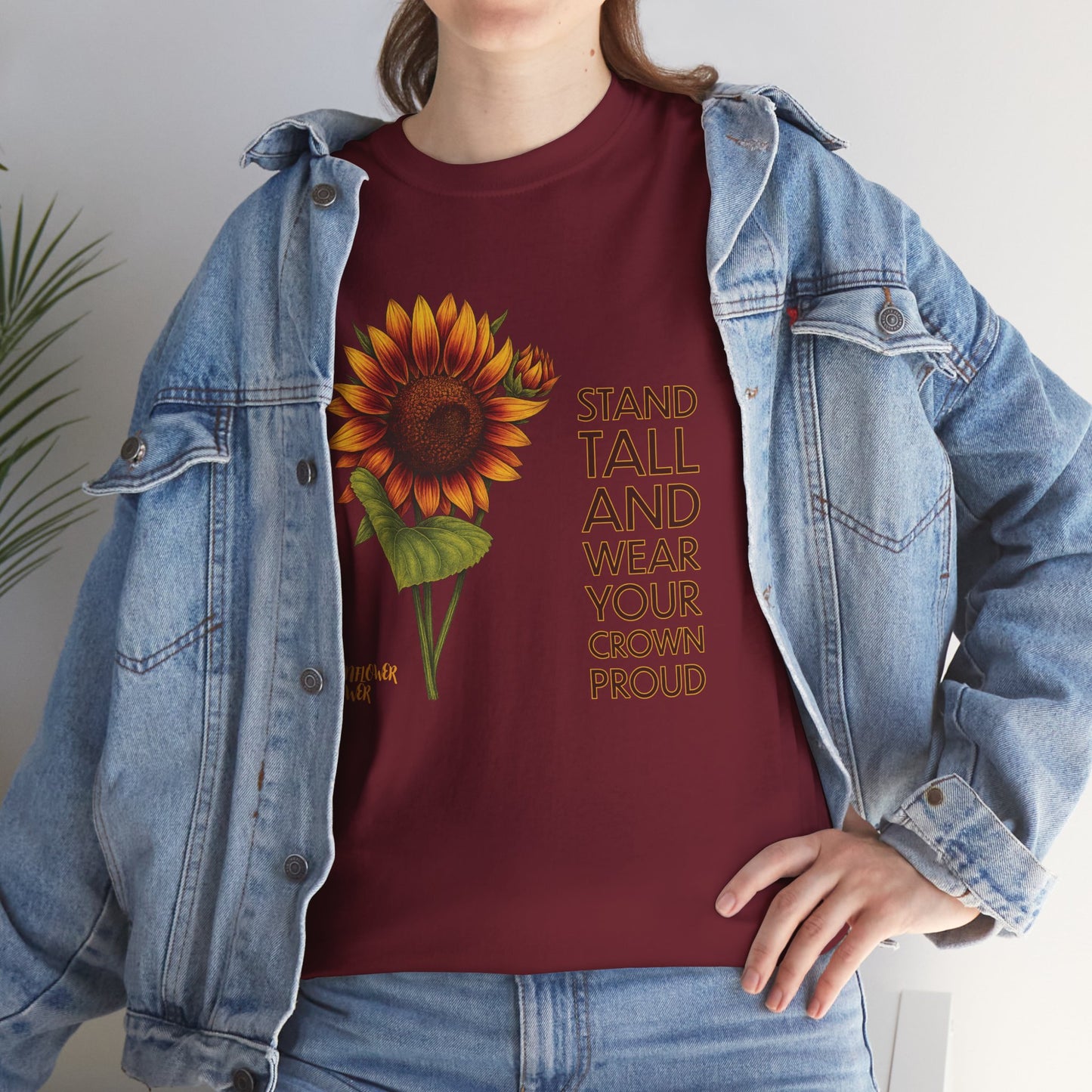 Sunflower Power Tee - Wear Your Crown Proud
