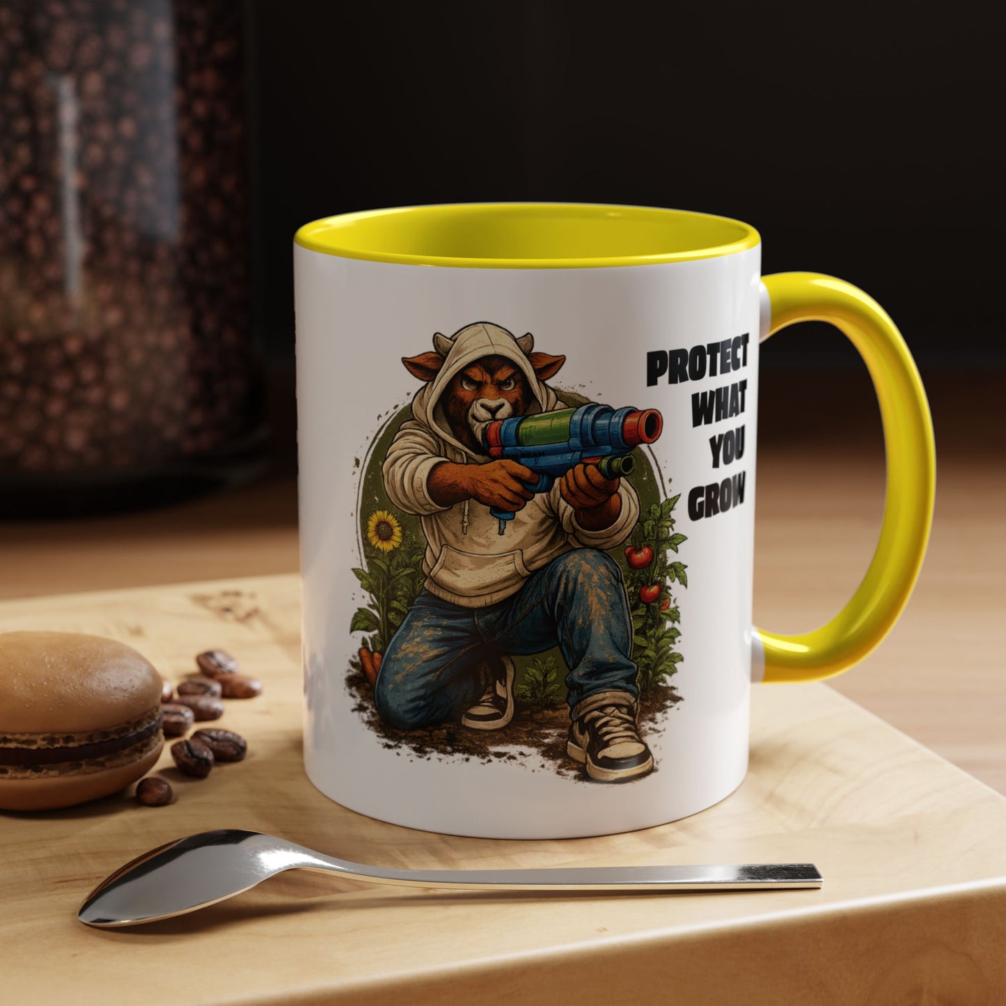The Goat Protect What You Grow 11 oz Coffee Mug