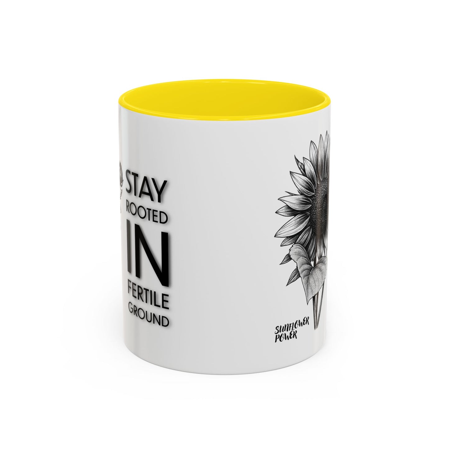 Sunflower Power: Stay Rooted Mug (11oz)