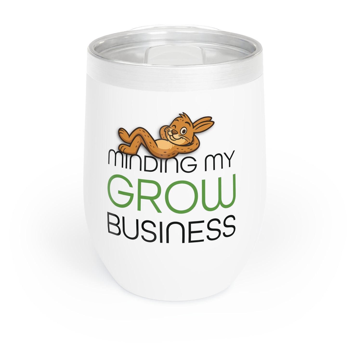 Minding My Grow Business (Nibbles) Wine Tumbler (12oz)