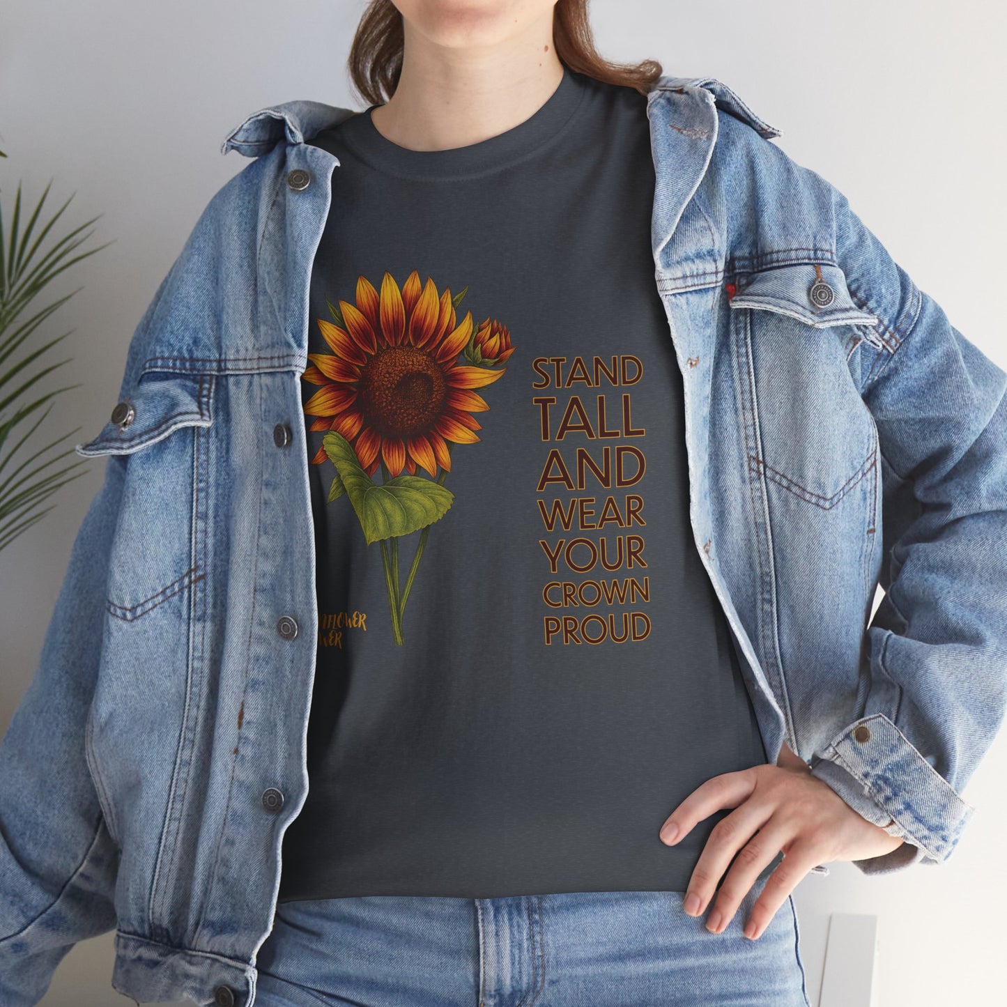 Sunflower Power Tee - Wear Your Crown Proud