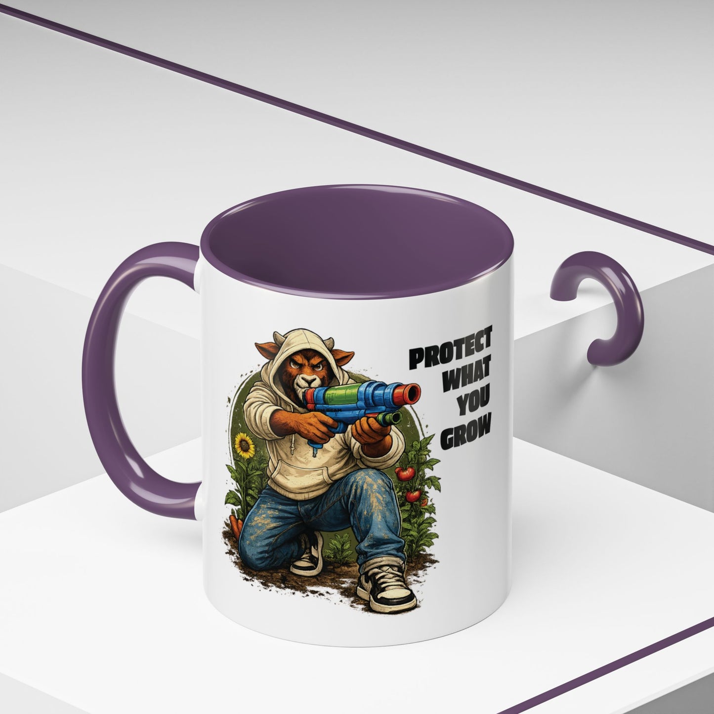 The Goat Protect What You Grow 11 oz Coffee Mug